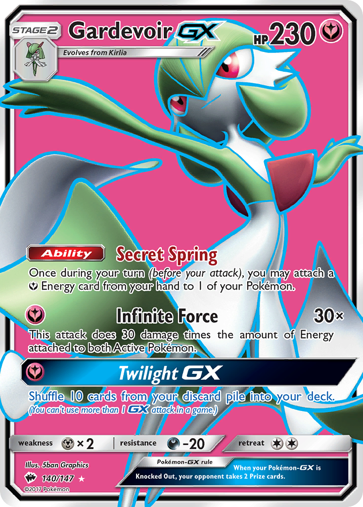 Gardevoir GX (140/147) [Sun & Moon: Burning Shadows] | RetroPlay Games