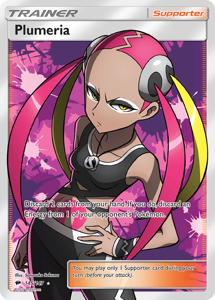 Plumeria (145/147) [Sun & Moon: Burning Shadows] | RetroPlay Games