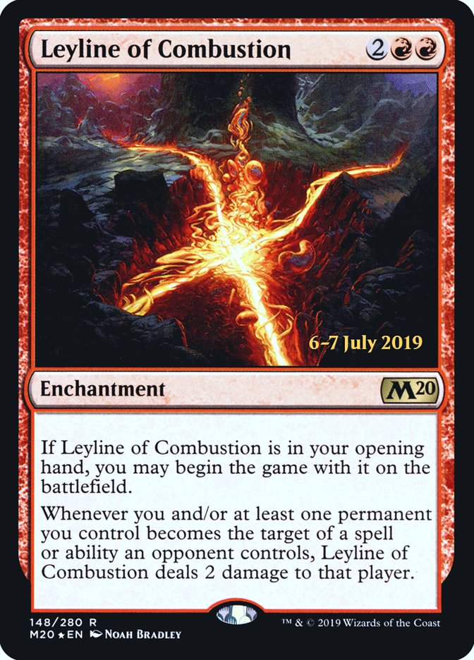 Leyline of Combustion  [Core Set 2020 Prerelease Promos] | RetroPlay Games