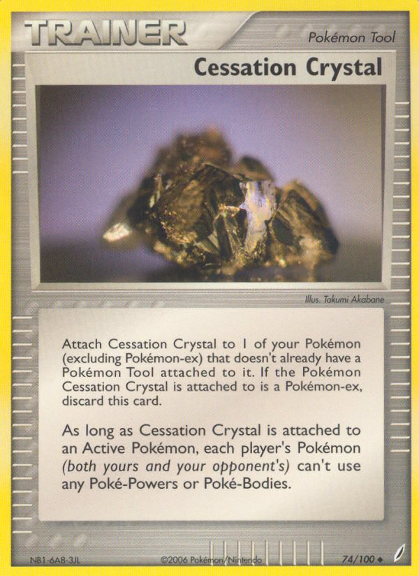 Cessation Crystal (74/100) [EX: Crystal Guardians] | RetroPlay Games