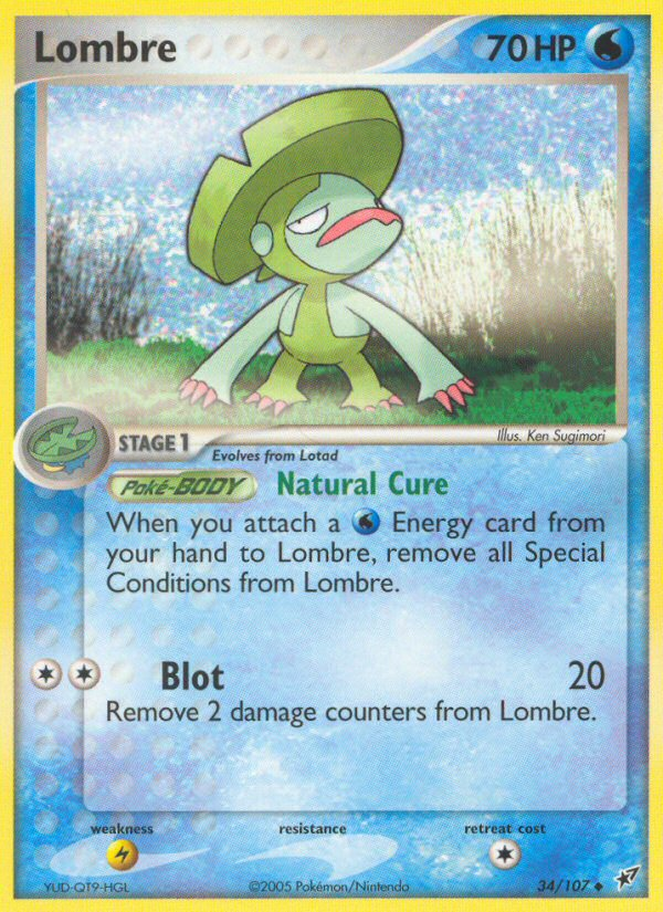Lombre (34/107) [EX: Deoxys] | RetroPlay Games