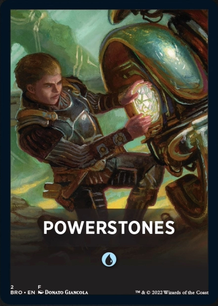 Powerstones Theme Card [The Brothers' War Tokens] | RetroPlay Games