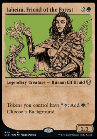 Jaheira, Friend of the Forest (Showcase) [Commander Legends: Battle for Baldur's Gate] | RetroPlay Games