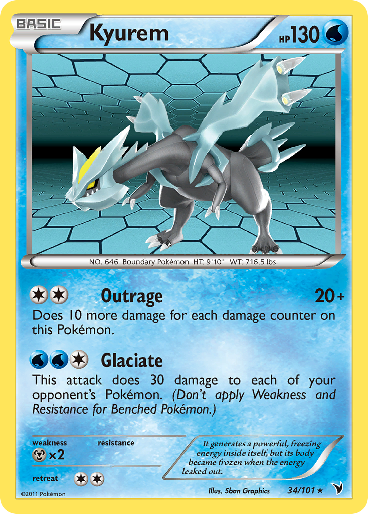 Kyurem (34/101) [Black & White: Noble Victories] | RetroPlay Games