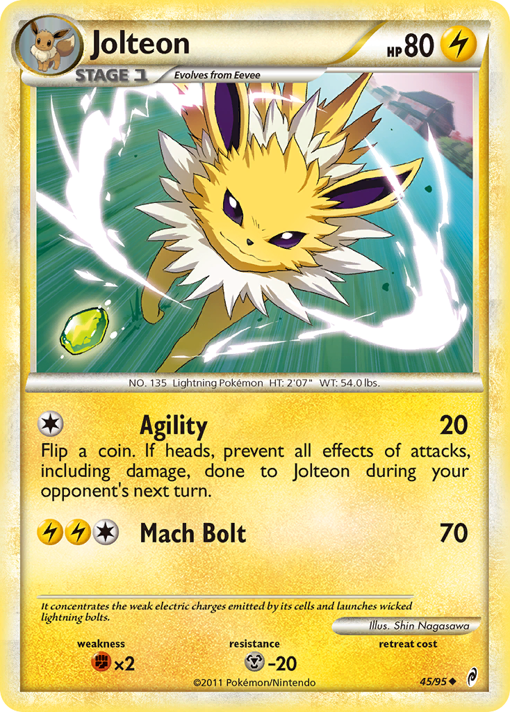 Jolteon (45/95) [HeartGold & SoulSilver: Call of Legends] | RetroPlay Games