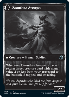 Bereaved Survivor // Dauntless Avenger [Innistrad: Double Feature] | RetroPlay Games