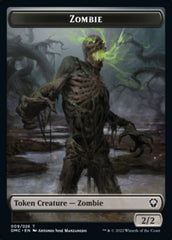 Phyrexian // Zombie Double-sided Token [Dominaria United Tokens] | RetroPlay Games