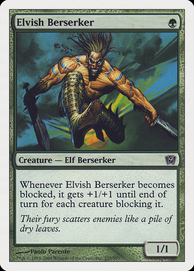 Elvish Berserker [Ninth Edition] | RetroPlay Games