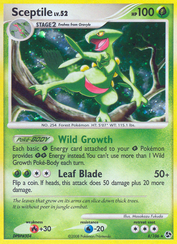 Sceptile (8/106) [Diamond & Pearl: Great Encounters] | RetroPlay Games