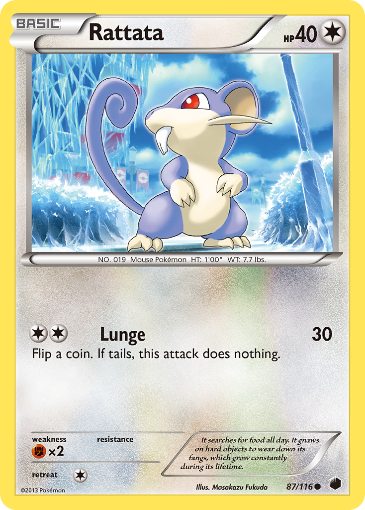 Rattata (87/116) [Black & White: Plasma Freeze] | RetroPlay Games