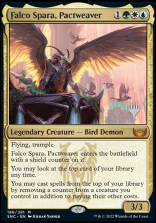 Falco Spara, Pactweaver (Promo Pack) [Streets of New Capenna Promos] | RetroPlay Games