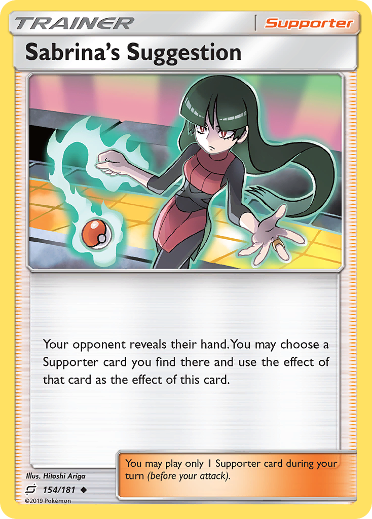 Sabrina's Suggestion (154/181) [Sun & Moon: Team Up] | RetroPlay Games