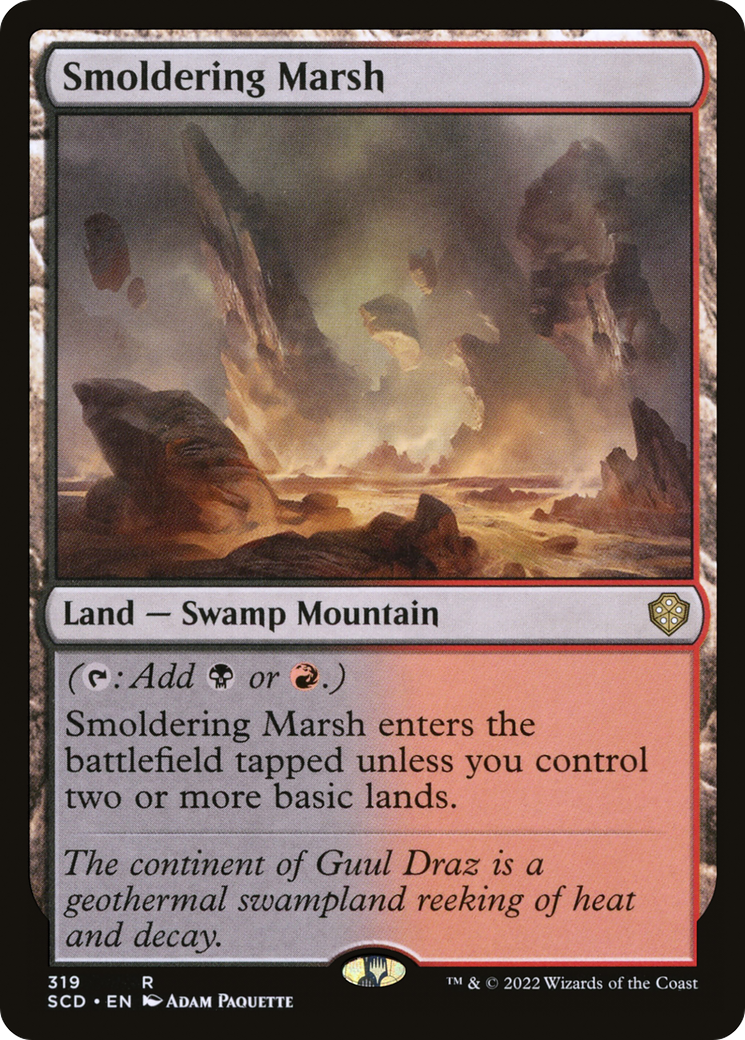 Smoldering Marsh [Starter Commander Decks] | RetroPlay Games