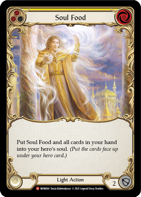 Soul Food [MON064-RF] (Monarch)  1st Edition Rainbow Foil | RetroPlay Games