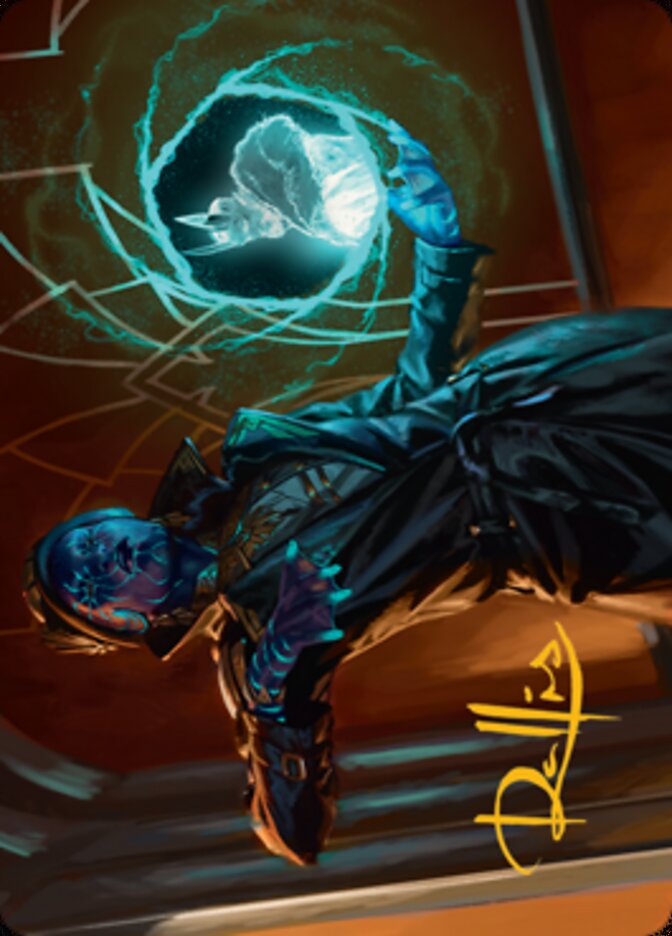 Kamiz, Obscura Oculus Art Card (Gold-Stamped Signature) [Streets of New Capenna Art Series] | RetroPlay Games