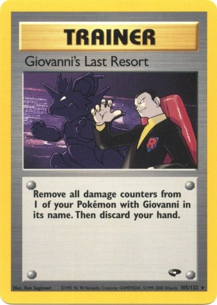 Giovanni's Last Resort (105/132) [Gym Challenge Unlimited] | RetroPlay Games