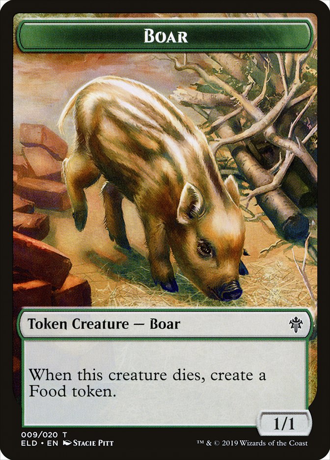 Boar [Throne of Eldraine Tokens] | RetroPlay Games