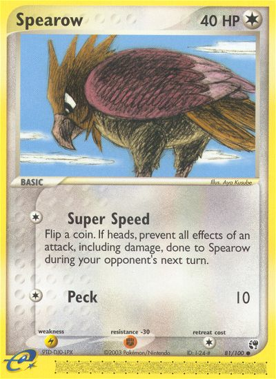 Spearow (81/100) [EX: Sandstorm] | RetroPlay Games