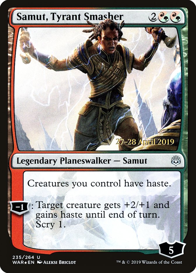 Samut, Tyrant Smasher  [War of the Spark Prerelease Promos] | RetroPlay Games