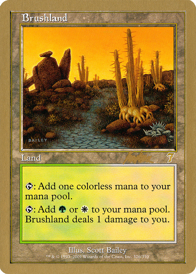 Brushland (Brian Kibler) [World Championship Decks 2002] | RetroPlay Games