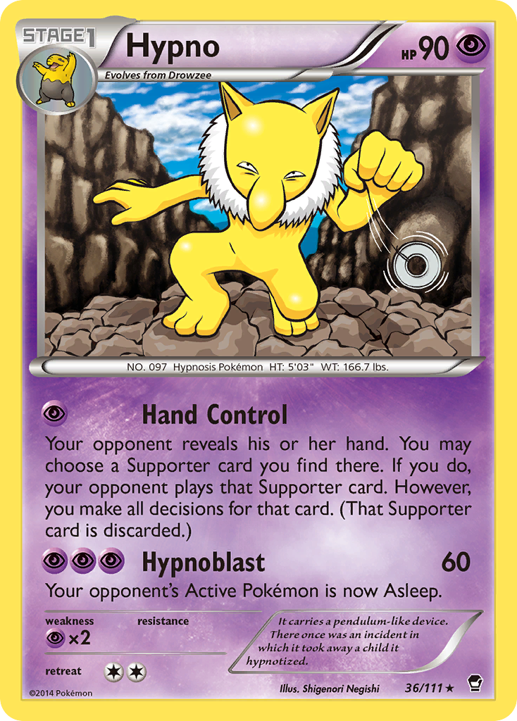 Hypno (36/111) [XY: Furious Fists] | RetroPlay Games