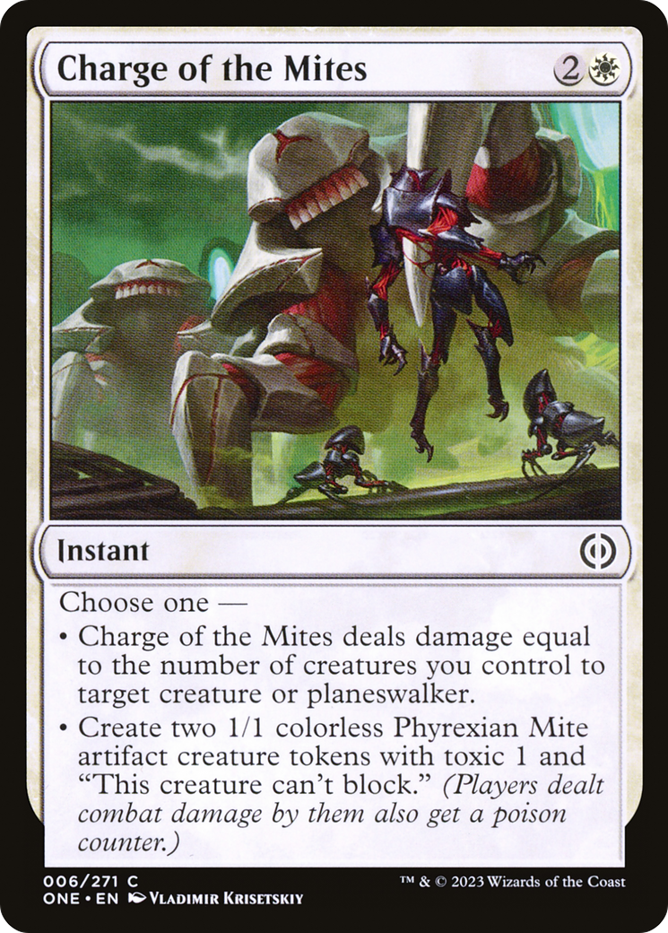 Charge of the Mites [Phyrexia: All Will Be One] | RetroPlay Games