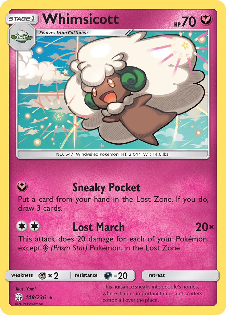 Whimsicott (148/236) [Sun & Moon: Cosmic Eclipse] | RetroPlay Games