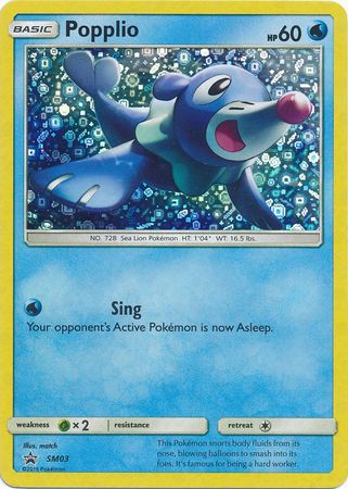 Popplio (SM03) (General Mills Promo) [Sun & Moon: Black Star Promos] | RetroPlay Games