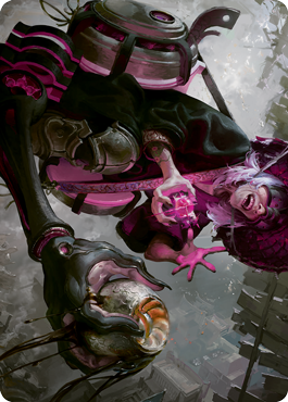 Undercity Scrounger Art Card [Kamigawa: Neon Dynasty Art Series] | RetroPlay Games