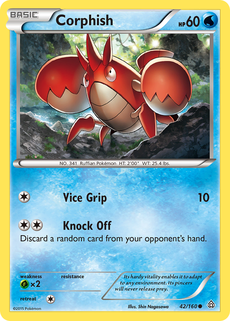 Corphish (42/160) [XY: Primal Clash] | RetroPlay Games