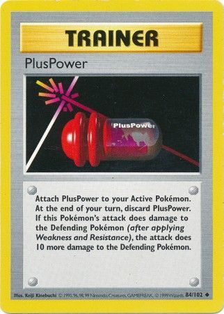 PlusPower (84/102) [Base Set Shadowless Unlimited] | RetroPlay Games