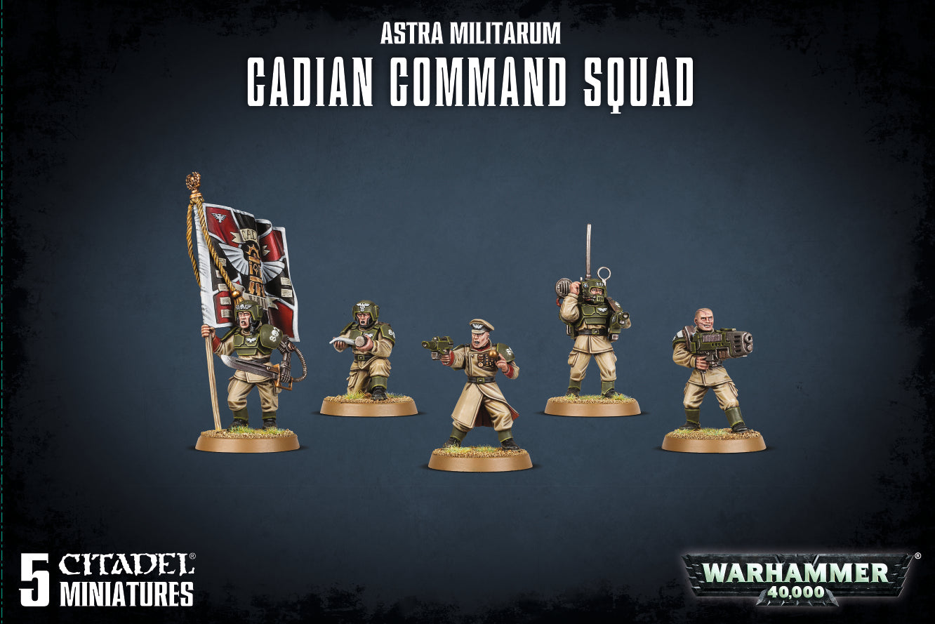 Astra Militarum - Cadian Command Squad | RetroPlay Games