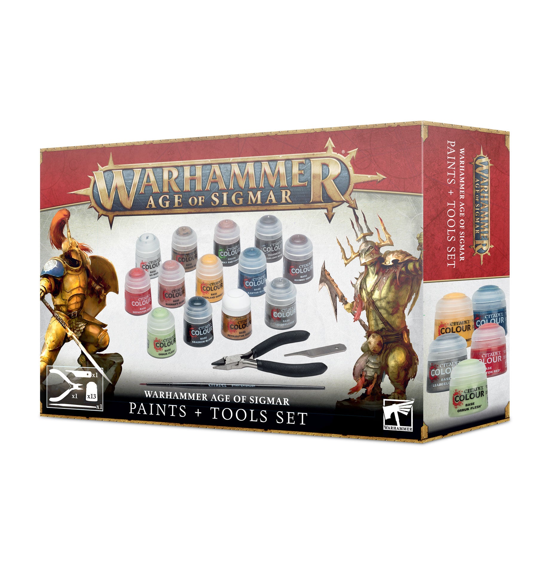 Warhammer: Age of Sigmar: Paints + Tools Set | RetroPlay Games