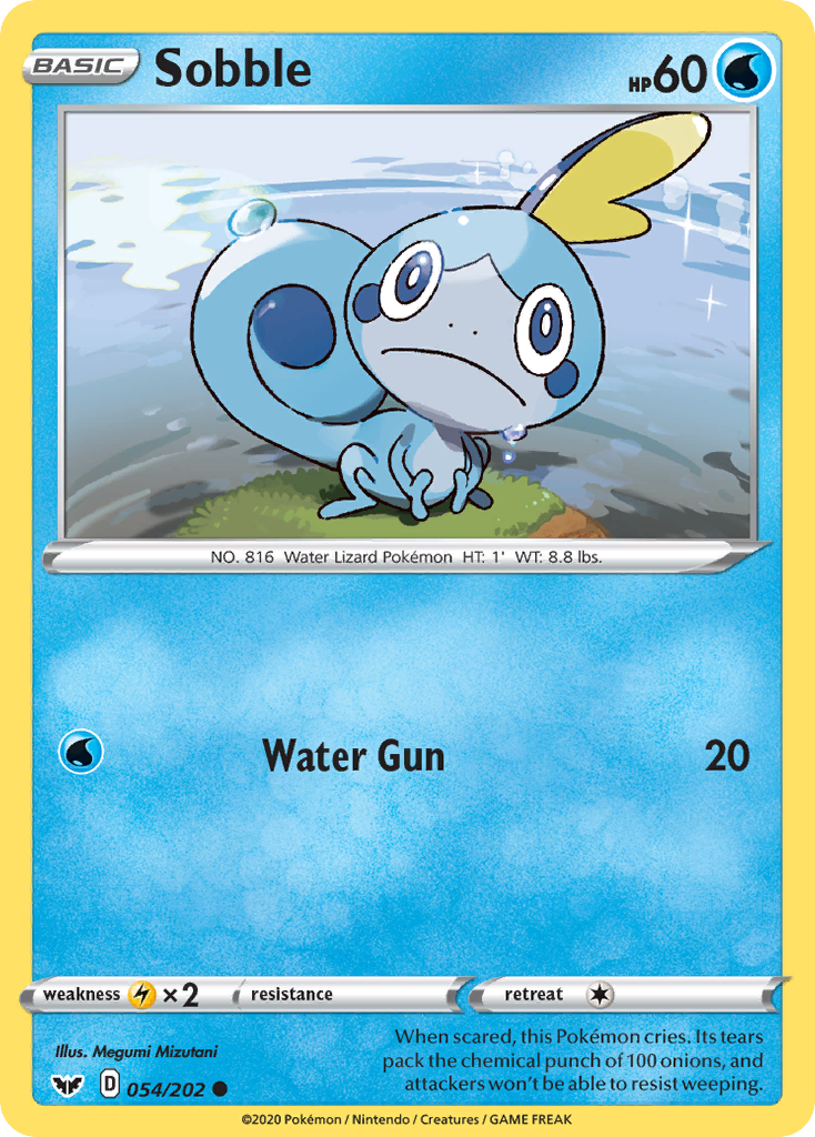 Sobble (054/202) [Sword & Shield: Base Set] | RetroPlay Games