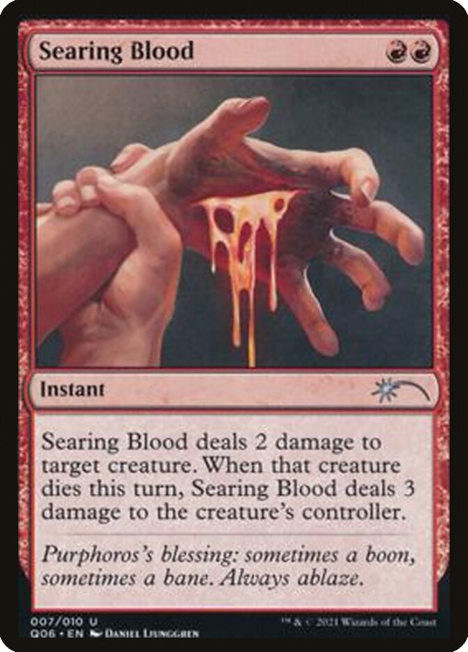 Searing Blood [Pioneer Challenger Decks 2021] | RetroPlay Games