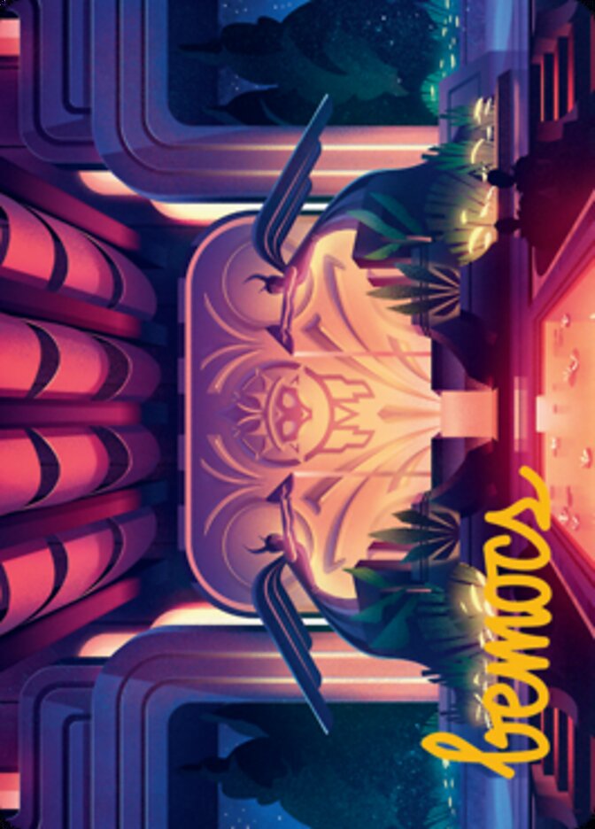 Jetmir's Garden 2 Art Card (Gold-Stamped Signature) [Streets of New Capenna Art Series] | RetroPlay Games
