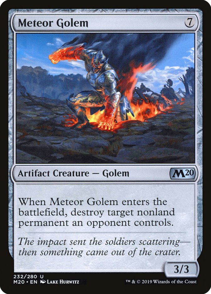 Meteor Golem [Core Set 2020] | RetroPlay Games