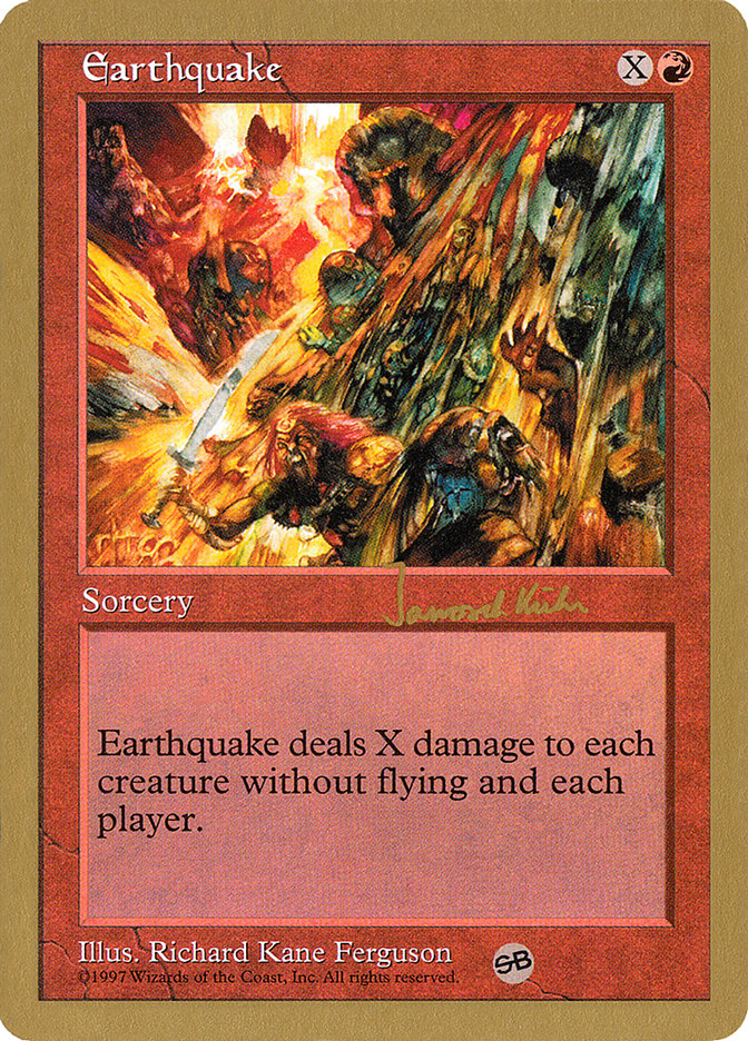 Earthquake (Janosch Kuhn) (SB) [World Championship Decks 1997] | RetroPlay Games