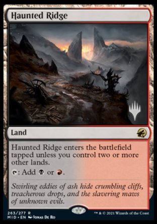 Haunted Ridge (Promo Pack) [Innistrad: Midnight Hunt Promos] | RetroPlay Games