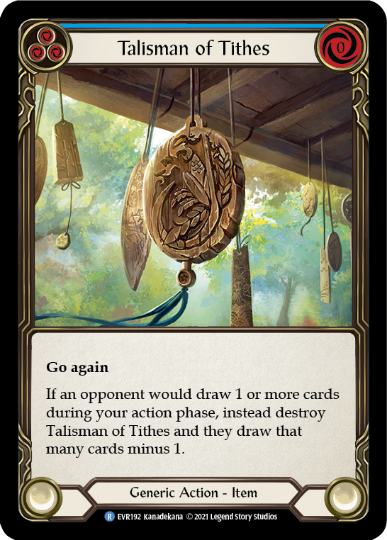 Talisman of Tithes [EVR192] (Everfest)  1st Edition Cold Foil | RetroPlay Games