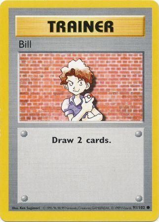 Bill (91/102) [Base Set Shadowless Unlimited] | RetroPlay Games