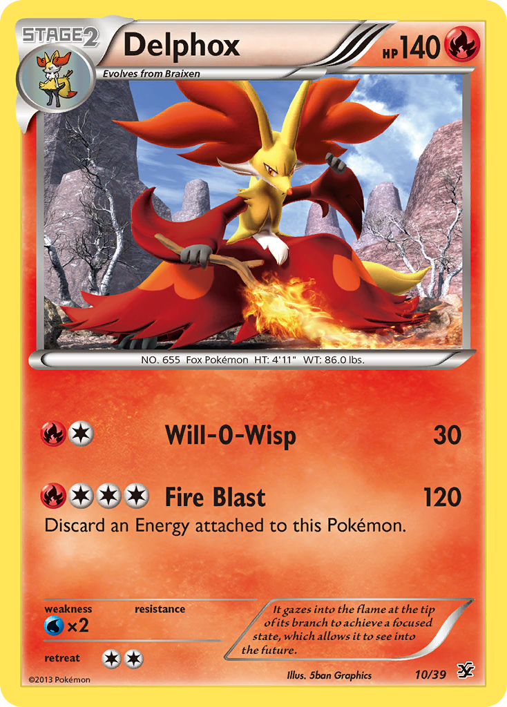 Delphox (10/39) [XY: Kalos Starter Set] | RetroPlay Games