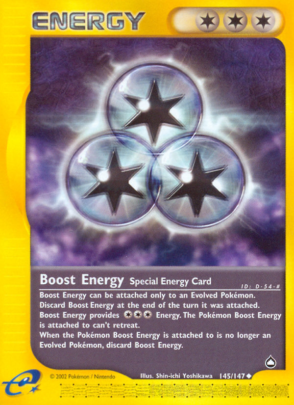 Boost Energy (145/147) [Aquapolis] | RetroPlay Games