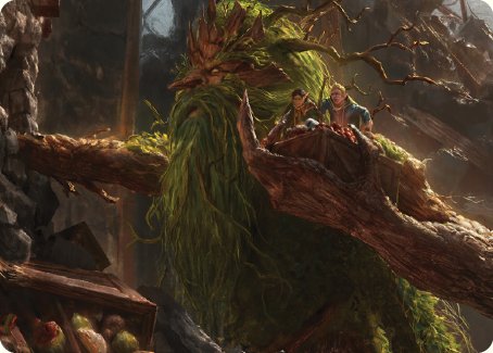 Treebeard, Gracious Host Art Card [The Lord of the Rings: Tales of Middle-earth Art Series] | RetroPlay Games