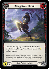 Rising Knee Thrust (Red) [U-WTR104] (Welcome to Rathe Unlimited)  Unlimited Rainbow Foil | RetroPlay Games