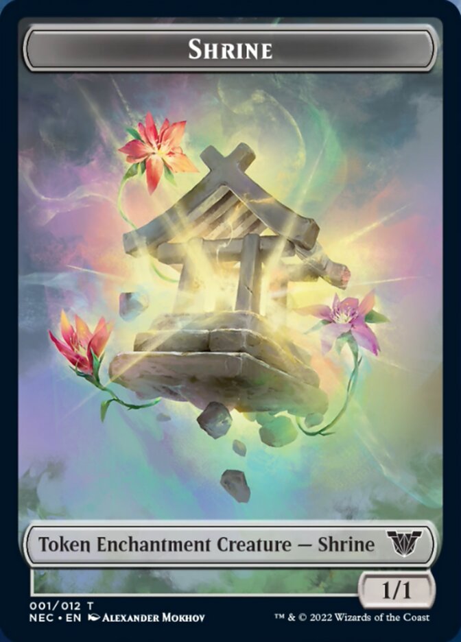 Shrine Token [Kamigawa: Neon Dynasty Commander Tokens] | RetroPlay Games