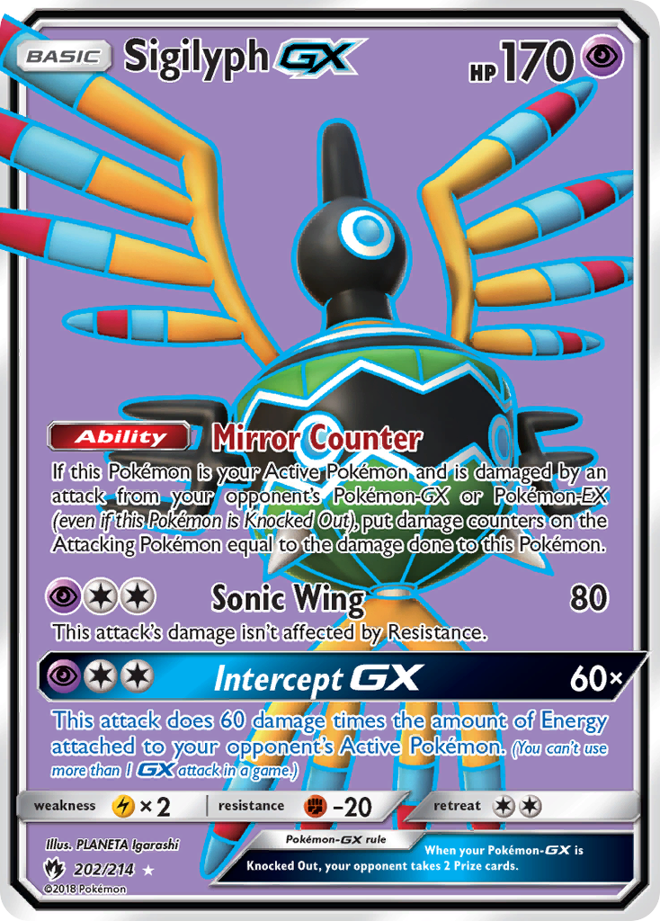 Sigilyph GX (202/214) [Sun & Moon: Lost Thunder] | RetroPlay Games