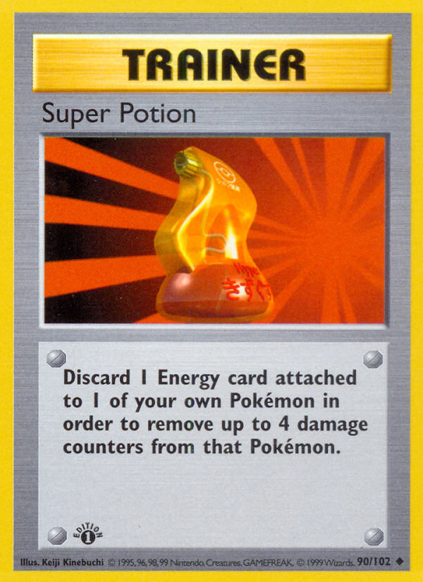 Super Potion (90/102) (Shadowless) [Base Set 1st Edition] | RetroPlay Games