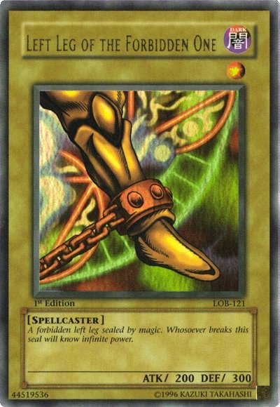 Left Leg of the Forbidden One [LOB-121] Ultra Rare | RetroPlay Games