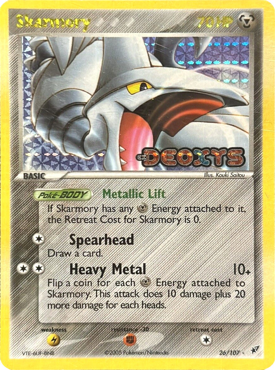 Skarmory (26/107) (Stamped) [EX: Deoxys] | RetroPlay Games